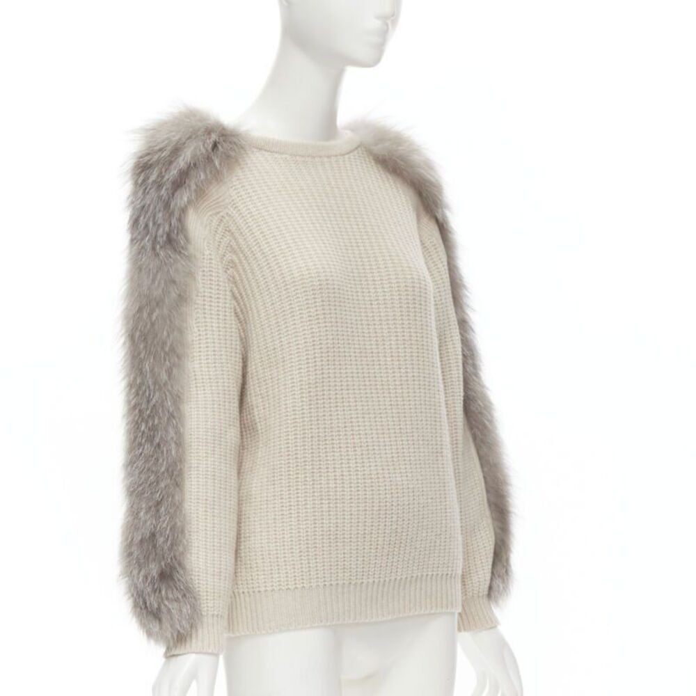 Brunello Cucinelli Cashmere Fur Sweater